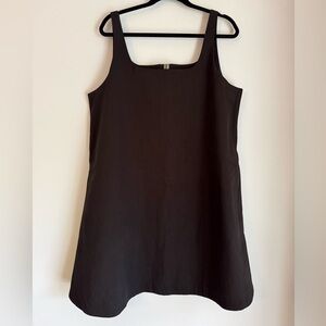 ANTHROPOLOGIE | Black a-line mini